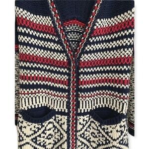 FREE PEOPLE Chunky Long Knit Cardigan Size M